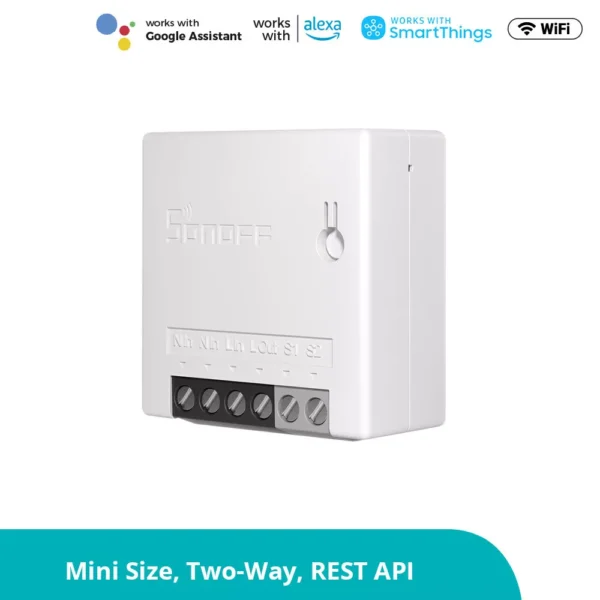 SONOFF Mini R2 10A Smart WiFi Interruptor de luz inalámbrico - Imagen 4